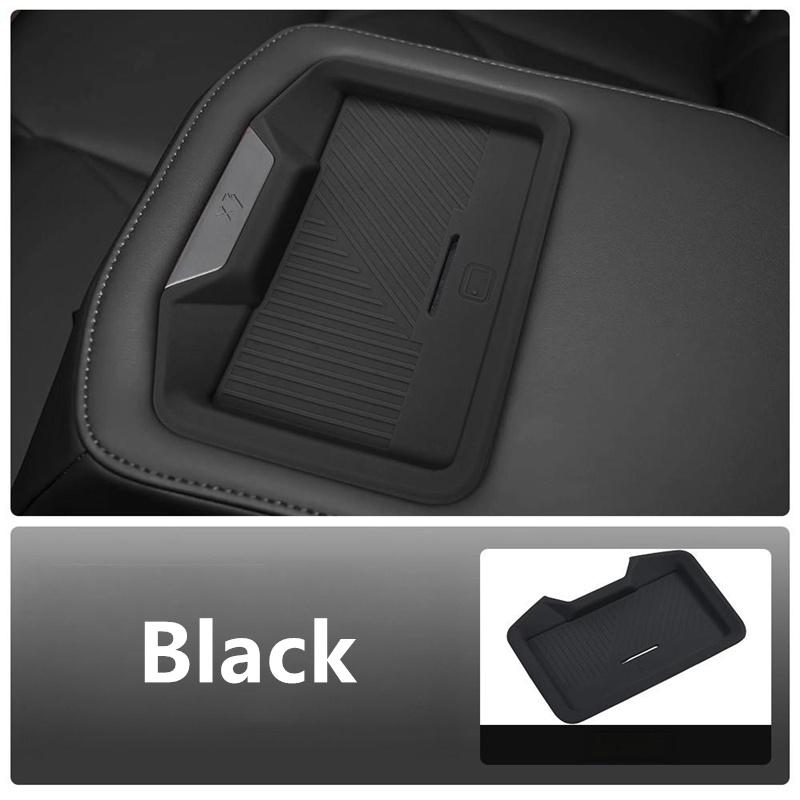 For BMW X3 G45 2025-2026 Rear Seat Wireless Charging Silicone Mat, Anti-slip Dustproof Protective Pad Car Interior Accessories