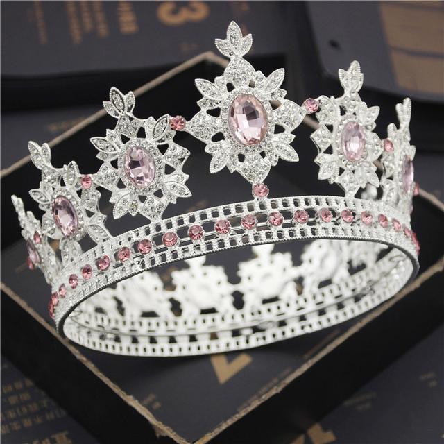 Роскошная свадебная корона, тиары и короны для невесты, королевские украшения для волос, хрустальная диадема, головной убор для выпускного бала, аксессуары для головы, конкурс красоты