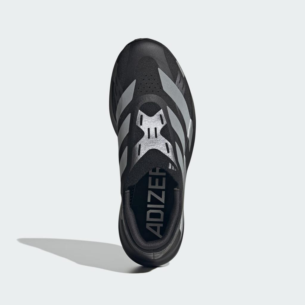adidas Adizero EVO SL Laceless LIGHTSTRIKEPRO Running KI2648 Men's Performance Sports Shoes Core Black / Silver Metallic / Night Metallic