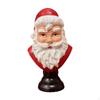 Santa Half Body Figurine Artwork Party Favors Christmas Decoration Claus Statue for Fireplace