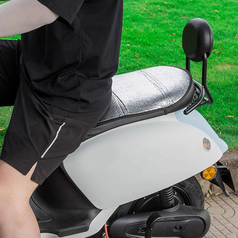 Motorcycle Summer Sun Protection Seat Foil Sunshade Pad Electric Bike Reflective Aluminum Insulation Pad Waterproof Heat Cushion