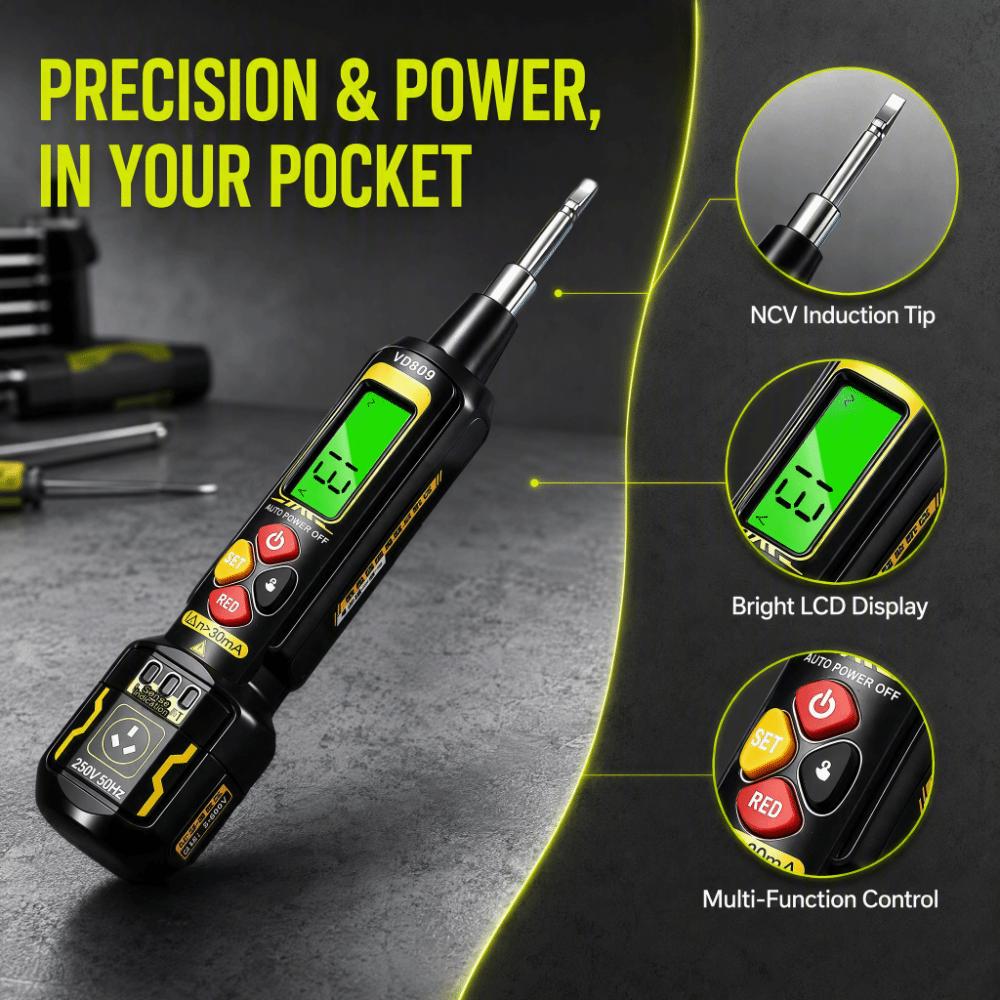 Non Contact Voltage Tester Pen Cross-head Flathead Electric Test Pen Circuit Testing