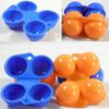 2/4 Grids Camping Holder Foldable Organizer Case Egg Tray Egg Storage Box Portable