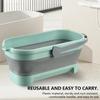 Large Capacity Folding Mop Bucket Multifunctional Collapsible Bucket Portable Car Wash Fishing Camping Cleaning Household Items