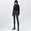 Autumn and Winter New Simple High-waisted Jeans Female Slim-fitting High and Thin Elastic Tight Small-footed Jeans Tide