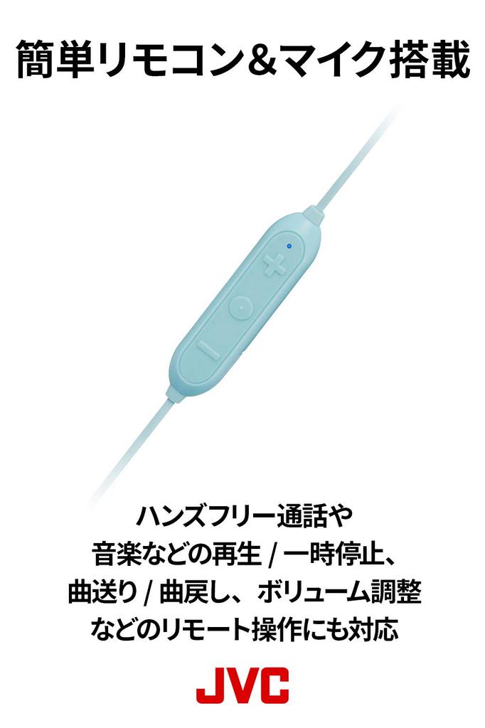 JVC Kenwood Беспроводные наушники JVC с поддержкой Bluetooth, спецификация, черные HA-FX28W-B, влагозащищенные