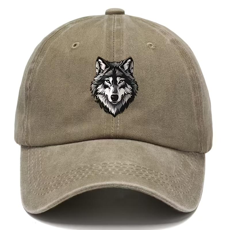 Кепка-панама WolfCompatible с дизайном в виде волчьих ушей Регулируемый ремешок Дышащая кепка Подходит для уличных костюмированных вечеринок Them