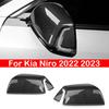 Для Kia Niro автомобильное боковое зеркало заднего вида, крышка крыла, внешняя дверь, чехол заднего вида, наклейка, рамка, карбоновый вид