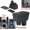 Для Nissan Almera Armrest Box Для Nissan Versa Rotatable Car Armrest Storage Box Автомобильные аксессуары Детали интерьера Детали для модернизации