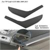 2-Doors Black Left and Right Interior Door Pull Handle Cover Panel Trim For VW Golf 6 GTI MK6 2009-2013 5K3868039A 5K3686040A