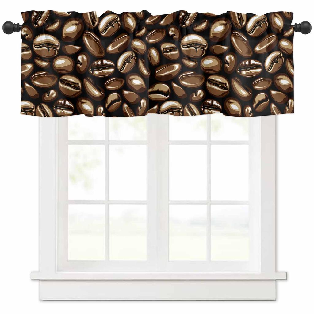 Кофейный ретро-стиль кухонные шторы на окна украшение дома короткие шторы для гостиной спальни маленькие шторы Cortinas