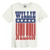 Amplified Unisex Adult Flag Willie Nelson T-Shirt