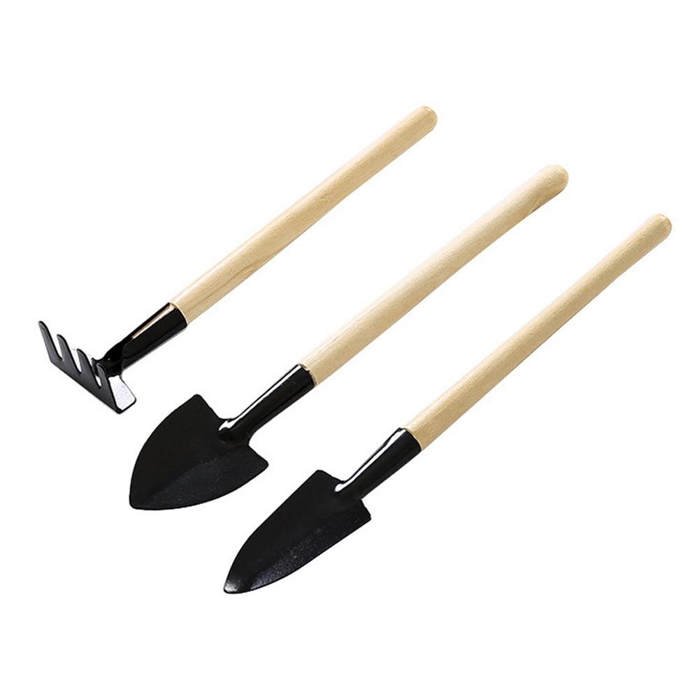 3PCS Mini Shovel Garden Tools Garden Iron Shovel Indoor Flower Potting, Soil Loosening, Flower and Vegetable Planting Tools