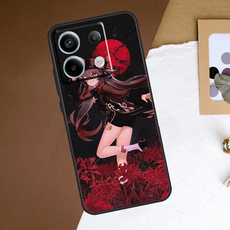 Чехол Genshin Impact Ху Тао для Redmi Note 13 Pro Plus 9 10 11 12 Pro 9S 10S 11S 12S Чехол для Redmi 12 C 10C 13C
