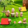 Kids Toy Miniature Cartoon Bear Figurines Crafts Bonsai Micro Landscape Furniture  Home Decoration