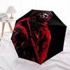 1pc Skull Soldier Automatic Folding Umbrella - Compact 8-Rib Design, Durable Plastic & Iron, Lightweight for Outdoor Daily Use