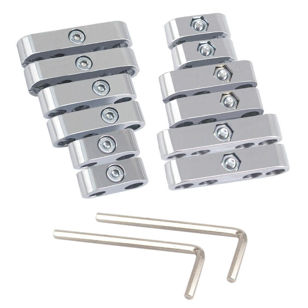 7mm 8mm Chrome Spark Plug Wire Separators Looms for Mopar for Ford for Chevy 9723
