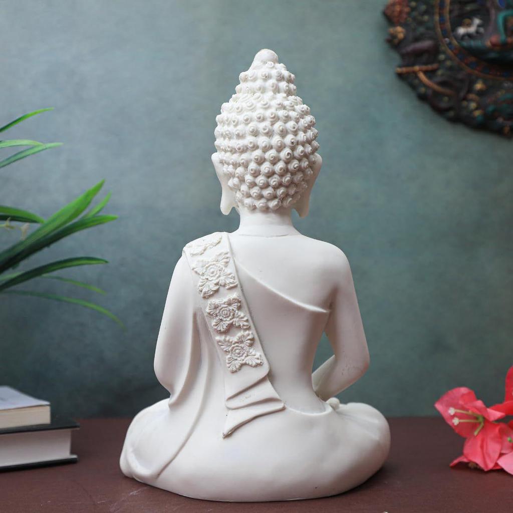 Полимраморная статуя медитирующего Будды/Будды/Гаутамы Будды, статуэтка Лорда/Идола/Мурти, подарочные товары, экспонат для домашнего декора