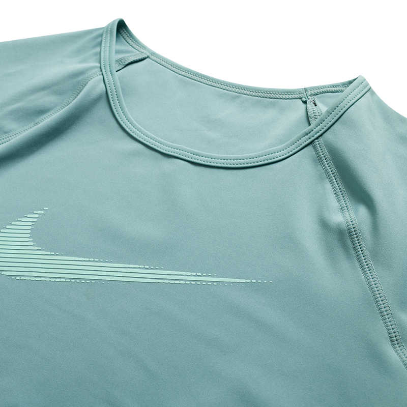 Nike Женская футболка с круглым вырезом, дышащая, с коротким рукавом, с логотипом, топы HV3674-017