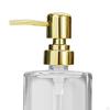 Clear Glass Soap Dispenser Empty 420ml Lotion Bottle Pump Container for Home Laundry