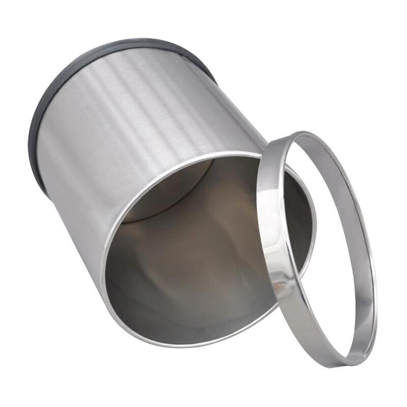 Lanshi CY05 Круглое мусорное ведро из нержавеющей стали, 18 л