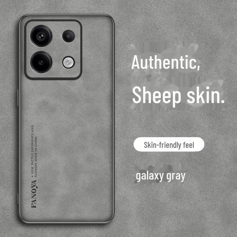 Чехол для телефона Redmi Note 13 Pro из овчины - овчина, защитный чехол от падений