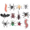 24 Pcs Frog Toys Spider Figurines Spiders Decorations Halloween Tricky Toys Halloween Scary Toys Halloween Bag Filler