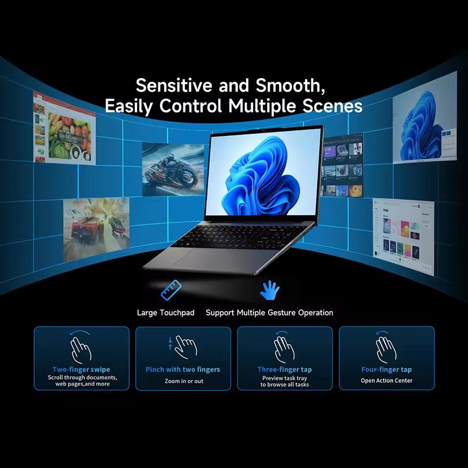 BMAX X15 Power Ноутбук 15.6'' 16 ГБ DDR4 RAM 512 ГБ SSD Windows 11 Ноутбук Процессор Intel Core I3-8109U Офисный компьютер