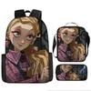 Harry Potter 3-Piece Backpack Set for School Students Large Capacity Bag Crossbody Pencil Case Set Kids Gift