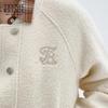 Teenie Weenie Women's Wool Blend Baseball Jacket