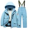 Children's Winter Skiing Suit for Boys and Girls Windproof and Waterproof Thick Coat for Warmth and Snow Playing Equipment