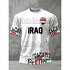 2027 Iraq Team Soccer Jersey Breathable Quick-Dry Green Football Shirt with Print for Fans Training Summer Colthing Tees Top