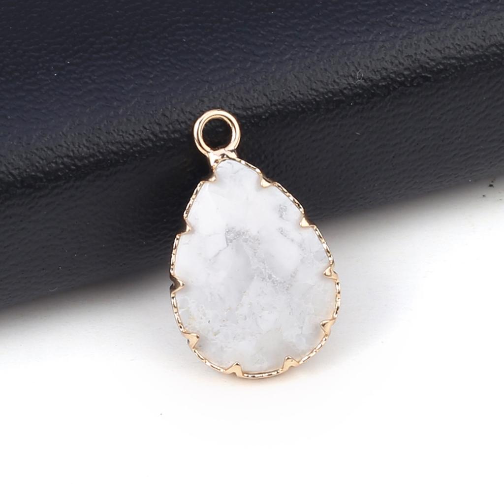 2 шт., небольшой кулон из натурального камня, граненый кулон в форме капли для изготовления ювелирных изделий, ожерелье, серьги, аксессуар для браслета