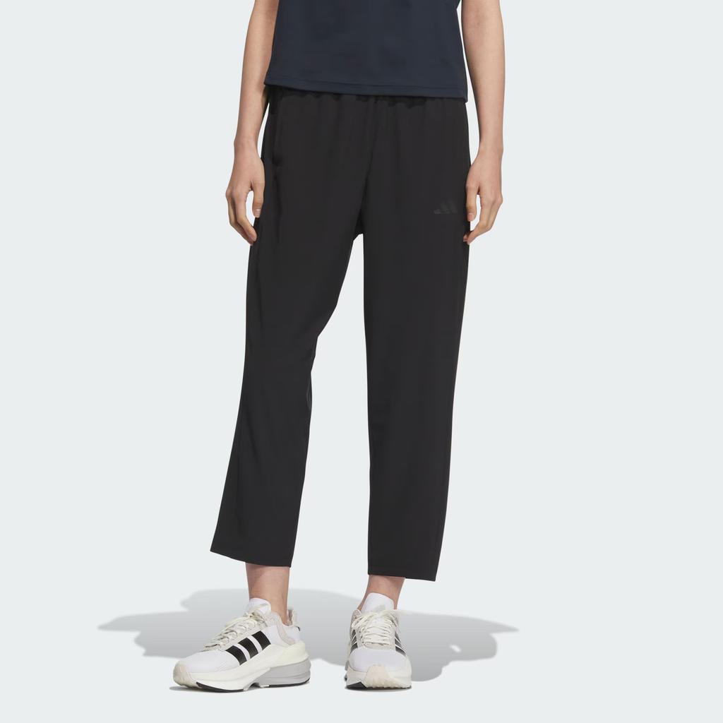 Adidas Must Haves Climacool Brand Logo Solid Color Nine-Point Versatile Quick-Dry Sports Pants Women Pants KC0030