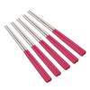 Raonnuri Pick Me Color Basic Children's Chopsticks, Hot Pink, 5 Pieces