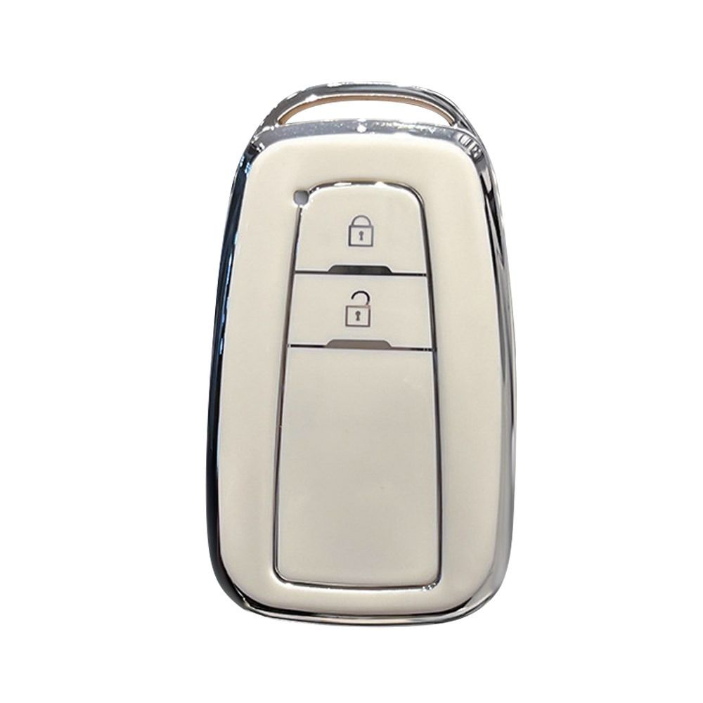 Remote Key Case For Toyota/Camry/ Corolla CHR C-HR RAV4/Land/Cruiser/Prado Car Key Case Soft TPU Full Cover Key Cover Shell