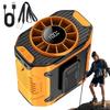 Waist-hanging Fan, USB Rechargeable 5000 MAh Multifunctional Fan, With Blowing, Silent Rapid Cool