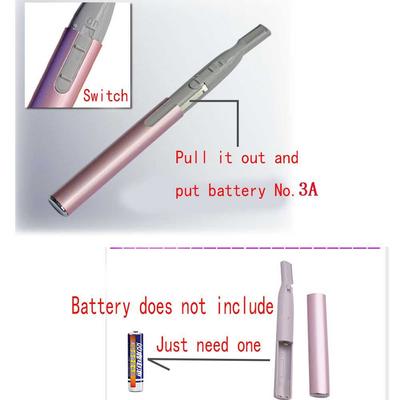 Электрическая бритва для бровей триммер лезвие средство для удаления волос с лица розово-черного цвета