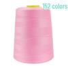 402 High-Speed Polyester Sewing Thread, 8000 Yards, Black & White for Industrial Sewing Machines