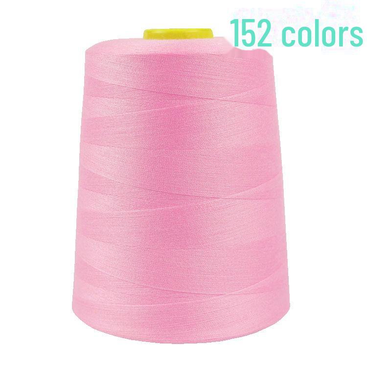 402 High-Speed Polyester Sewing Thread, 8000 Yards, Black & White for Industrial Sewing Machines