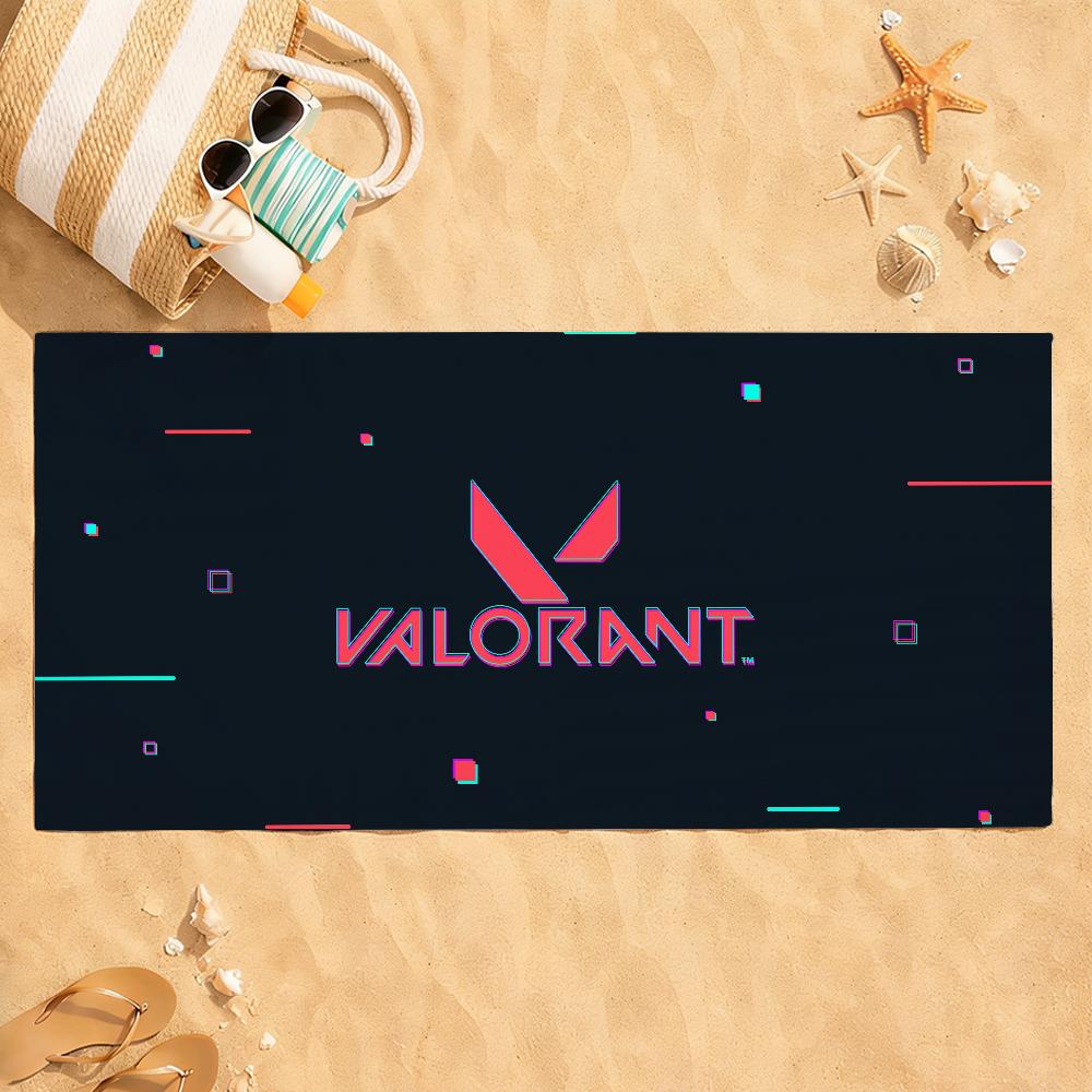 Полотенце V-Valorant-S Быстросохнущее Впитывающее Пляжное Полотенце для Спорта, Фитнеса, Плавания и Активного Отдыха