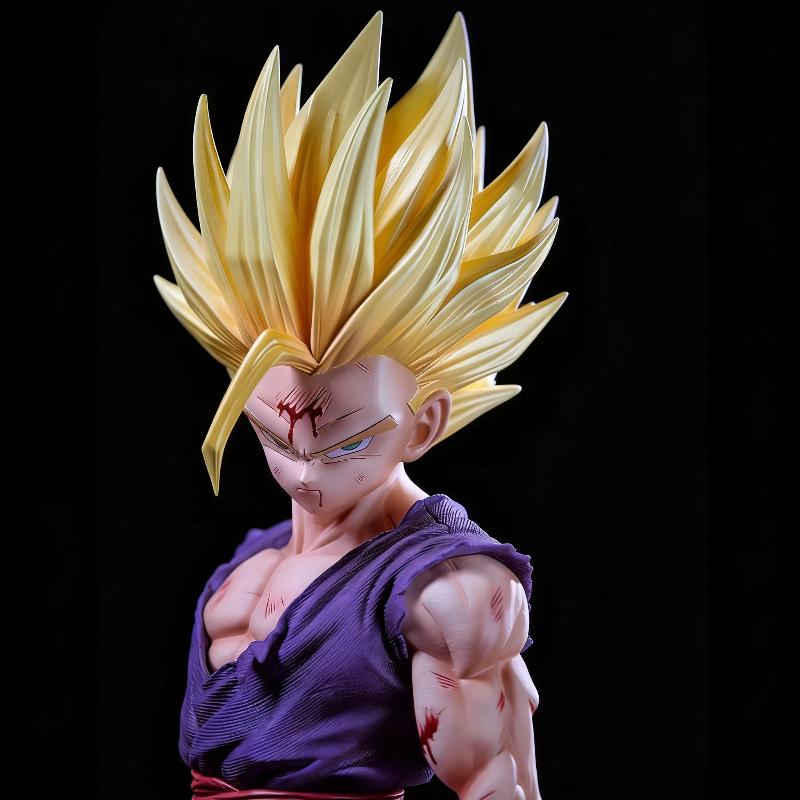 45см Фигурка Dragon Ball JT SSJ2 Гохан Поврежденная в бою Фигурка Действия Аниме ПВХ Статуя Коллекционная Модель Игрушка Декор для Рабочего Стола Подарок Мальчику