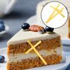 Gadpiparty Свадебные Украшения 10 шт. Топперы для торта в виде креста Акриловые Крестообразные Украшения для торта Крестины Капкейк Пики Золотые Вставки для десертов для малыша