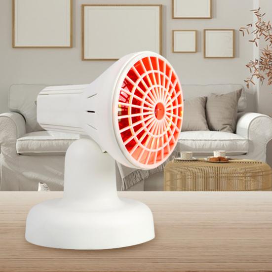 Терапевтическая лампа с вилкой европейского стандарта, инфракрасная настольная лампа для фототерапии, красный терапевтический светильник с регулируемым углом, устройство для дома