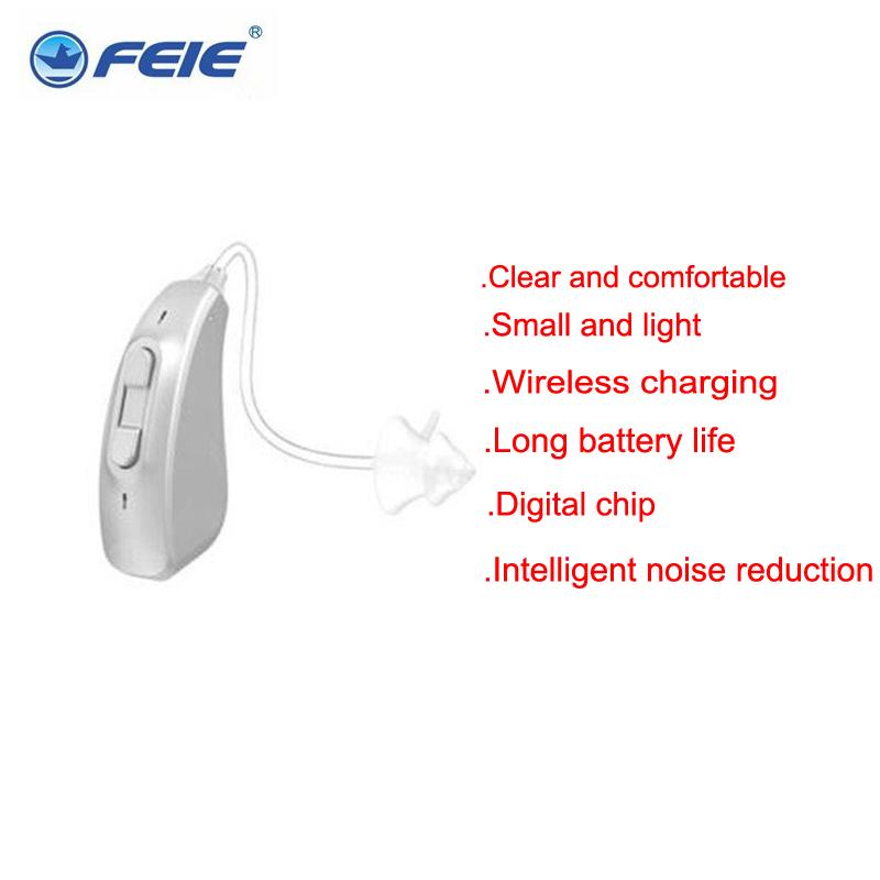 MY-2 Hearing Aids Audifonos Inalambricos Elderly Adjustable Wireless RIC Hearing Aid Ear Sound Amplifier with Rechargeable Base