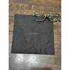 Used Emporio Armani glasses case with glasses wipe
