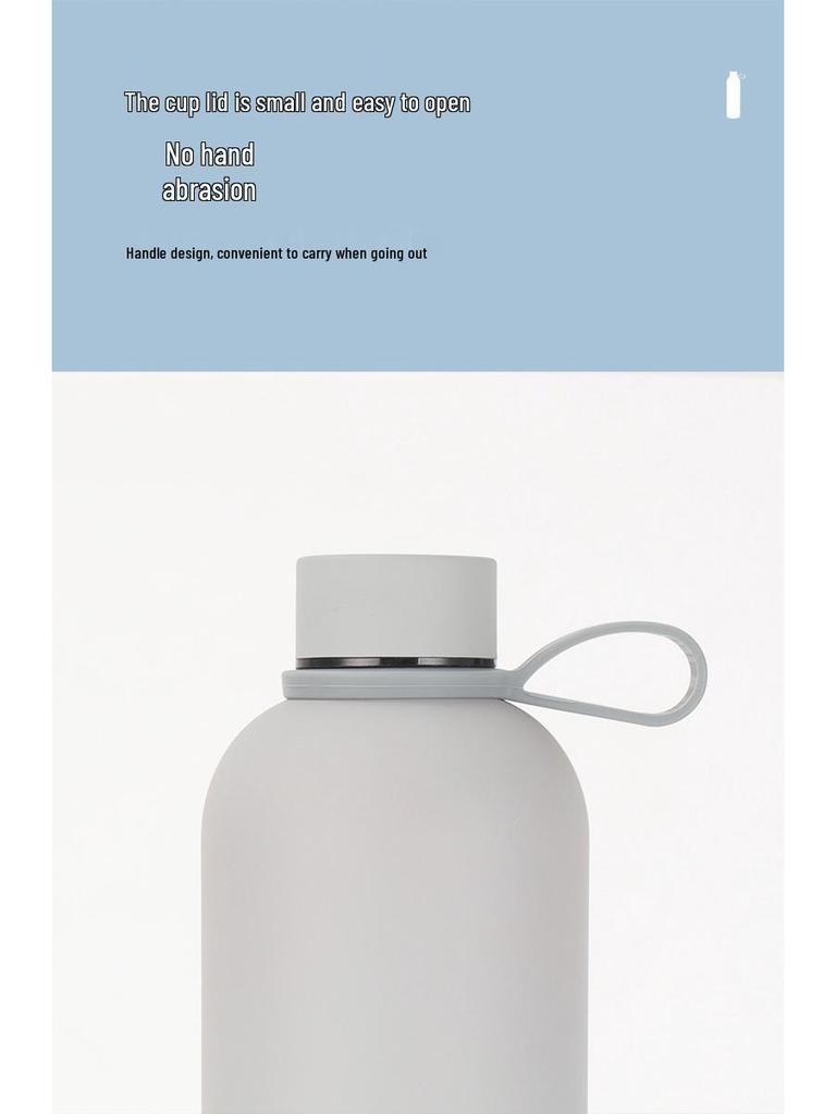 Термос из нержавеющей стали 750 мл - Портативный, Матовый, с узким горлышком, для занятий спортом на открытом воздухе и автомобилей