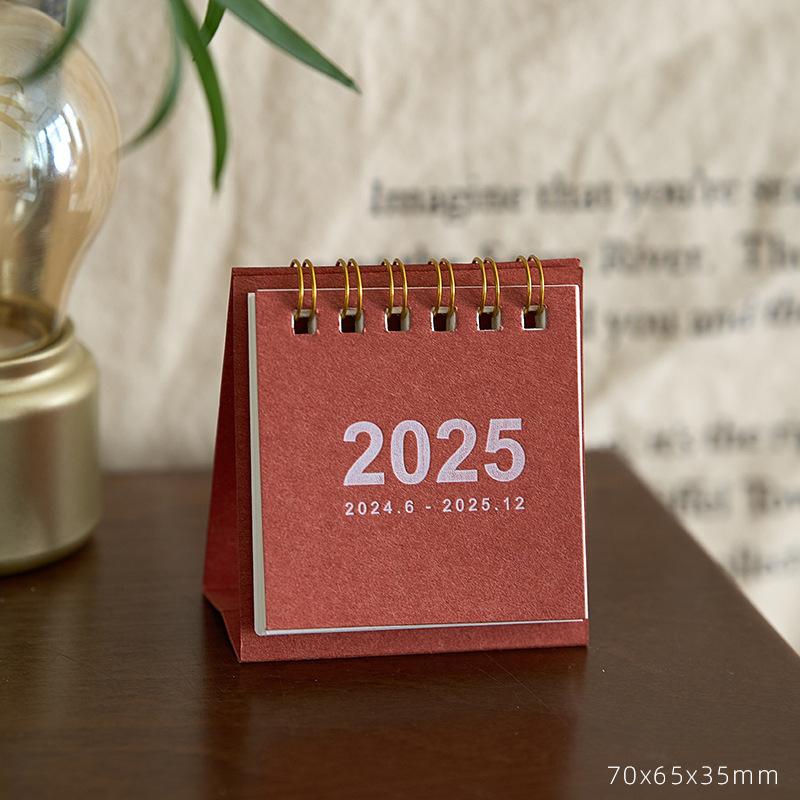 Календарь 2026/2025/2024 Простой Мини Настольный Календарь Каваи Список Дел Ежедневное Расписание Настольный Планировщик Канцелярские Принадлежности для Дома и Офиса