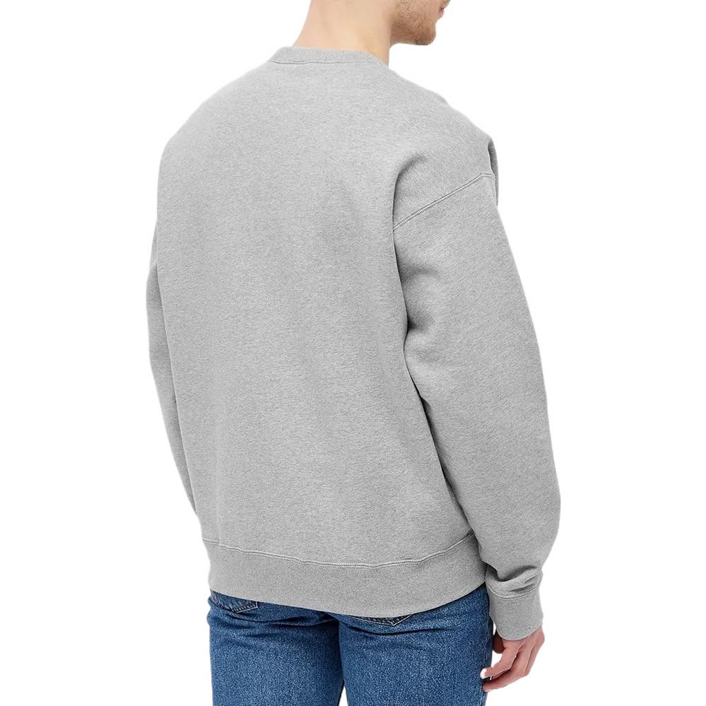 Nike Мужские топы Solo Swoosh из флиса Crew серого цвета CV0554-063