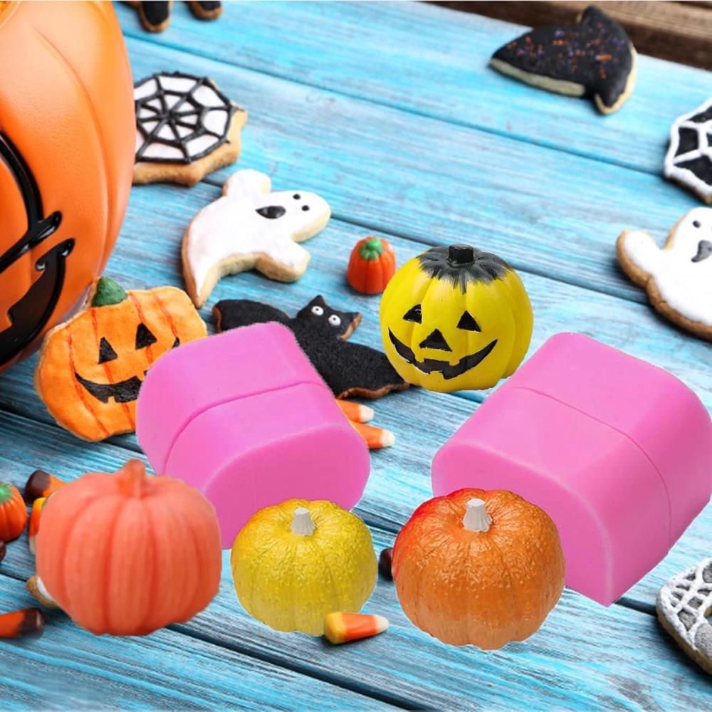 3D Pumpkin Silicone Molds Large Size for Chocolate Candy Fondant Cake Decoration